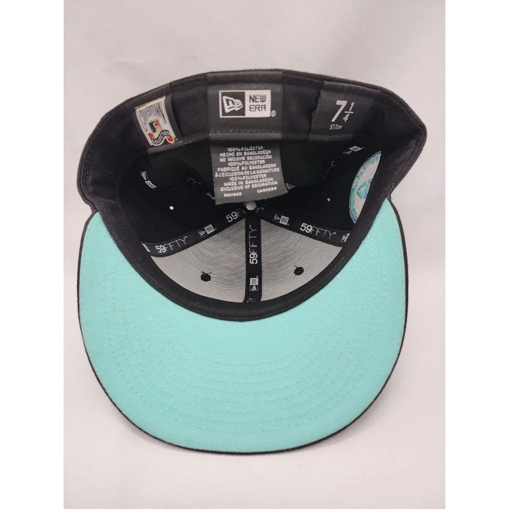 Atlanta Braves New Era Black 1972 MLB All-Star Game Black Light 59FIFTY...